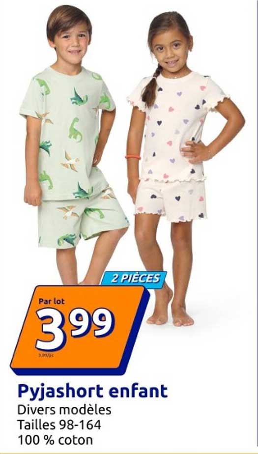 Pyjashort enfant