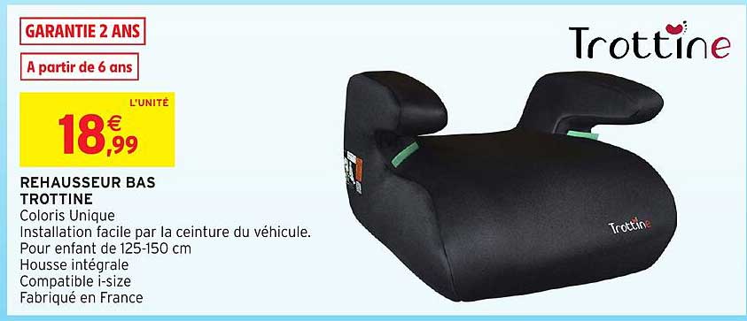 REHAUSSEUR BAS TROTTINE