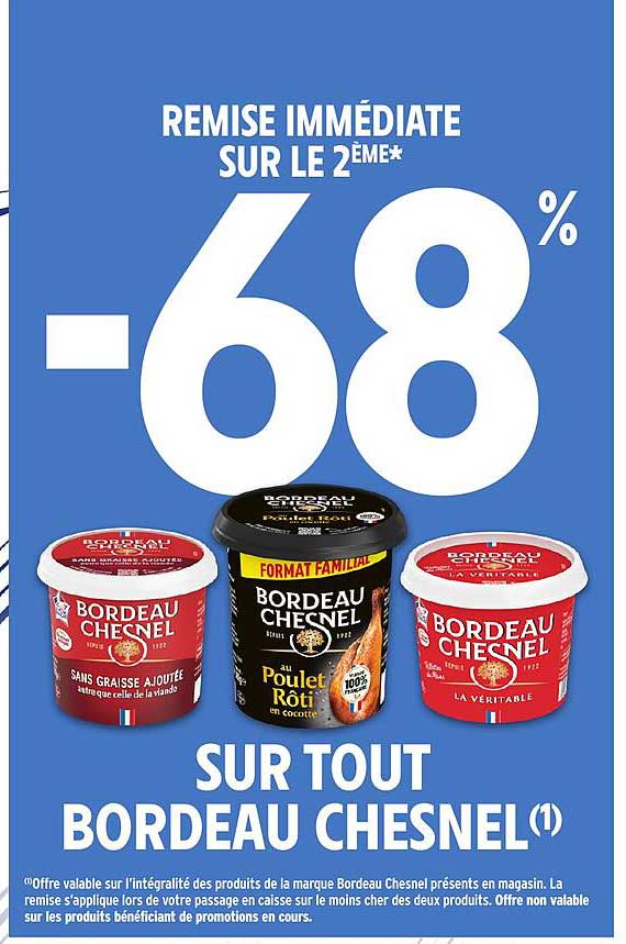 REMISE IMMÉDIATE SUR LE 2ÈME*