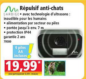 Répulsif anti-chats