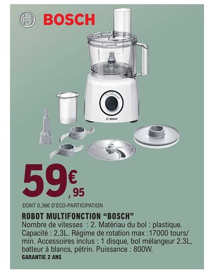 ROBOT MULTIFONCTION “BOSCH”