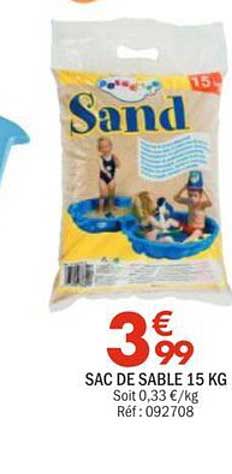 SAC DE SABLE 15 KG