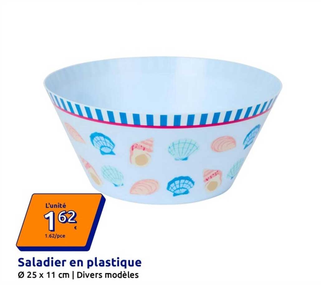 Saladier en plastique