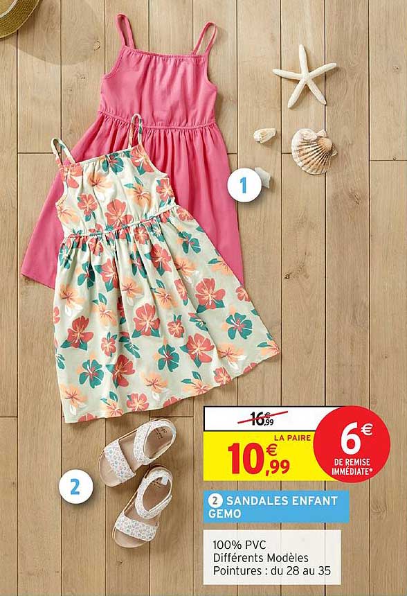 SANDALES ENFANT GEMO