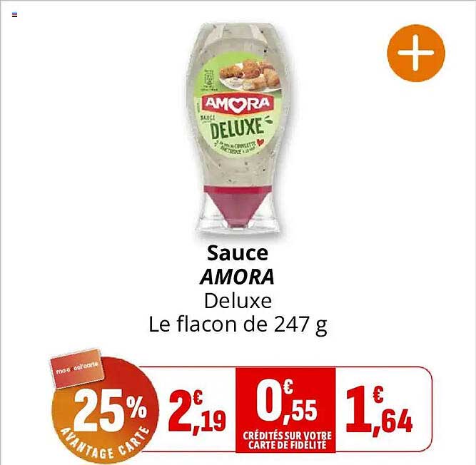 Sauce AMORA Deluxe Le flacon de 247 g
