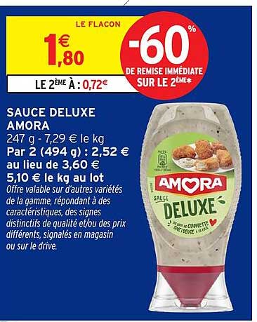 SAUCE DELUXE AMORA