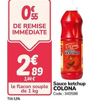 Sauce ketchup COLONA