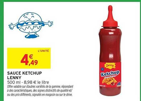 SAUCE KETCHUP LENNY