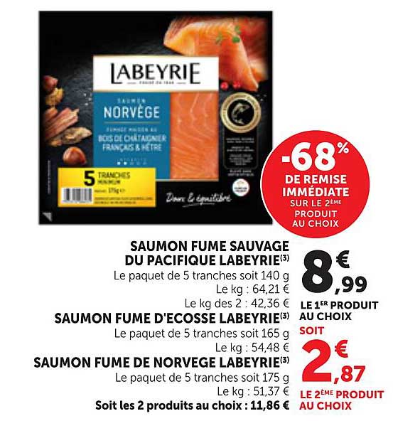SAUMON FUME SAUVAGE DU PACIFIQUE LABEYRIE(3)