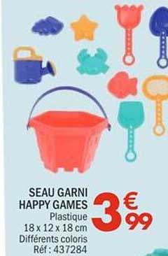 SEAU GARNI HAPPY GAMES