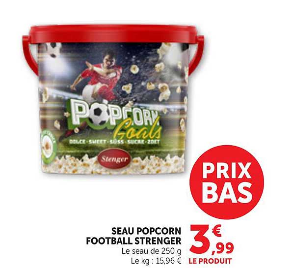 SEAU POPCORN FOOTBALL STRENGER