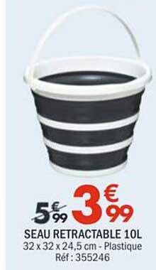 SEAU RETRACTABLE 10L