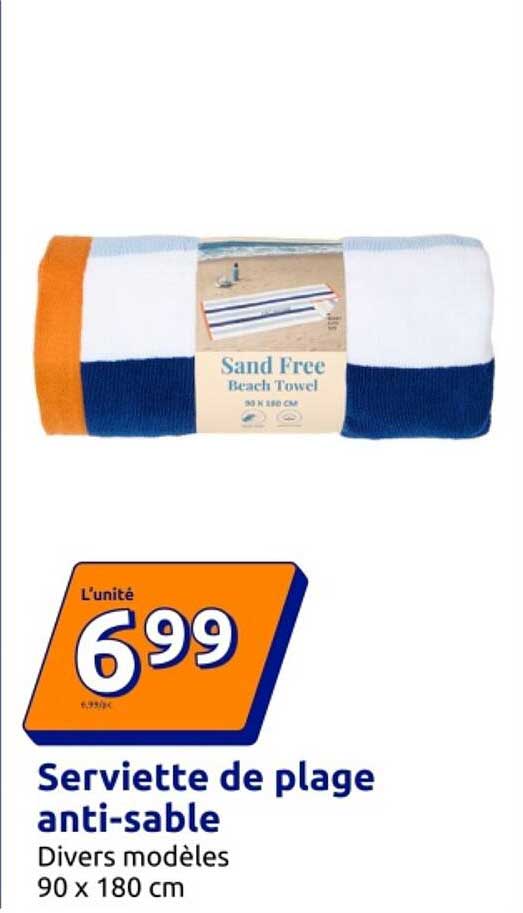 Serviette de plage anti-sable
