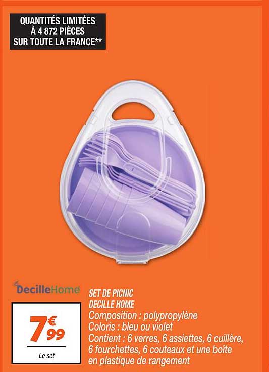 SET DE PICNIC DECILLE HOME
