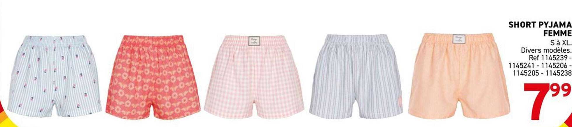 SHORT PYJAMA FEMME