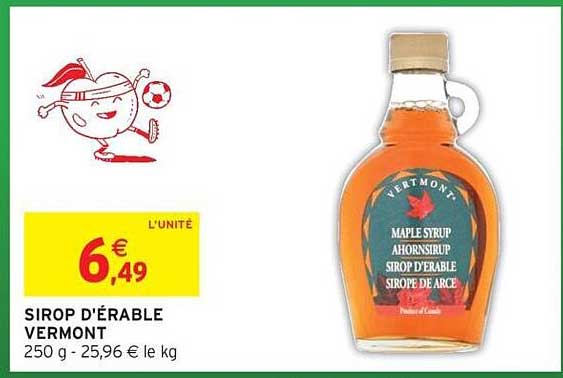 SIROP D'ÉRABLE VERMONT