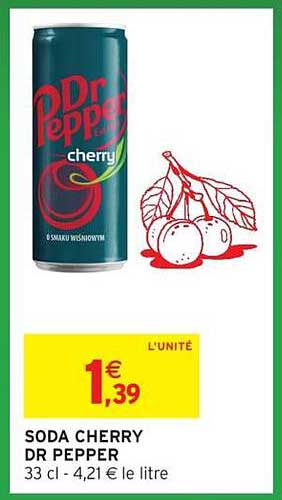 SODA CHERRY DR PEPPER