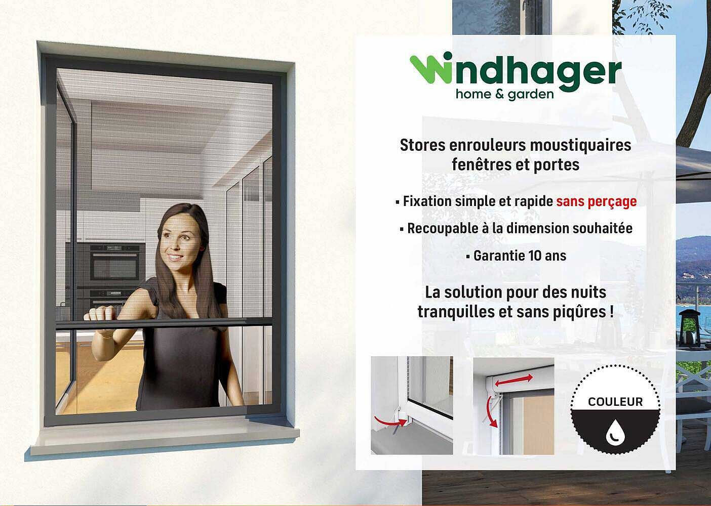 Stores enrouleurs moustiquaires fenêtres et portes