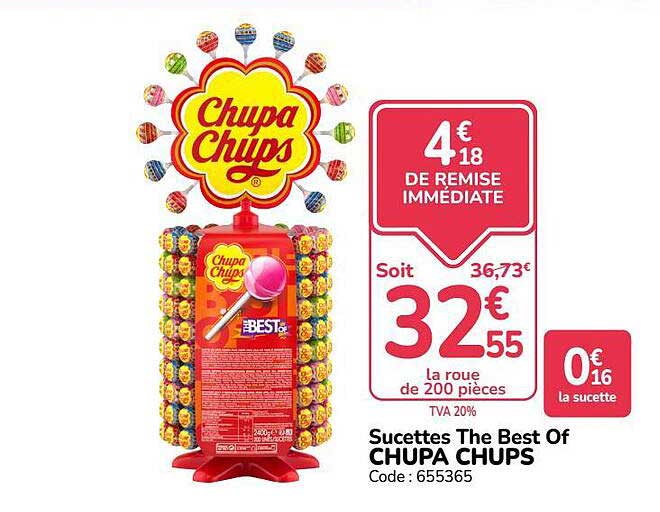 Sucettes The Best Of CHUPA CHUPS