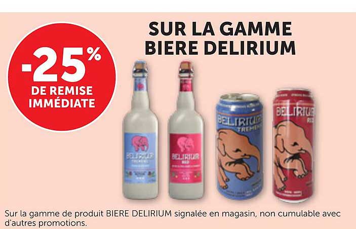 SUR LA GAMME BIERE DELIRIUM