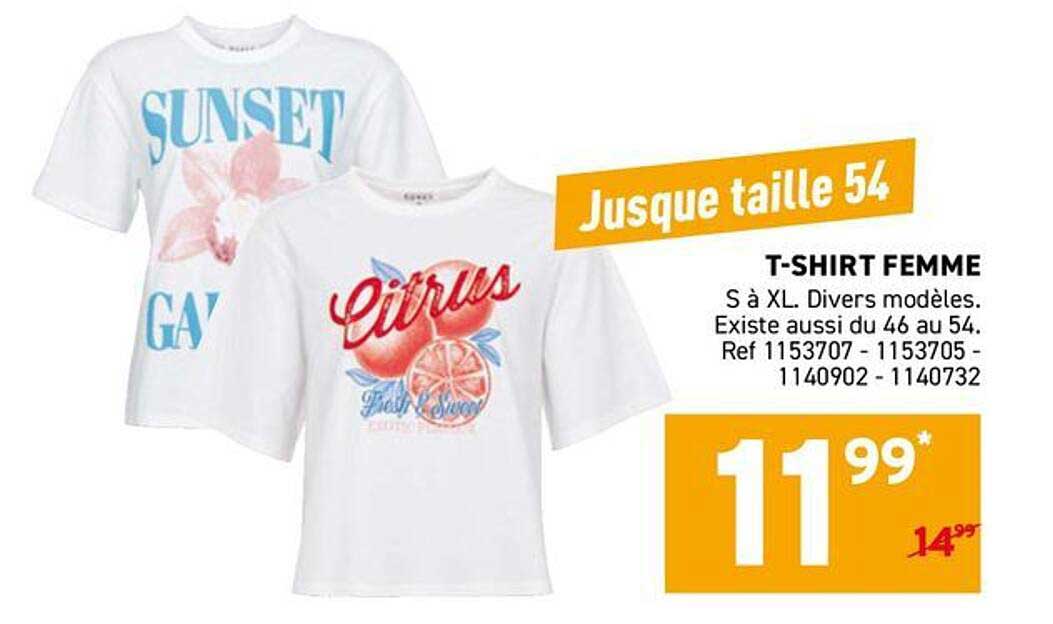 T-SHIRT FEMME