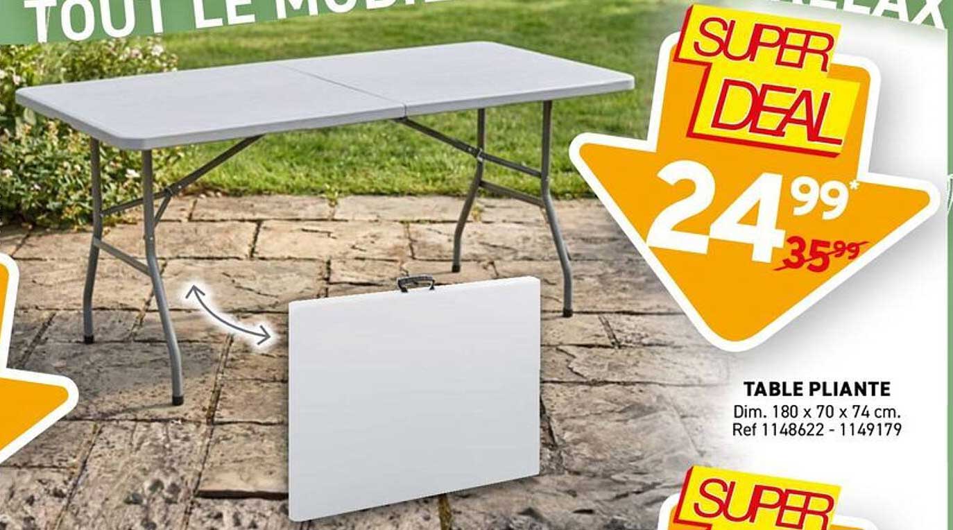 TABLE PLIANTE