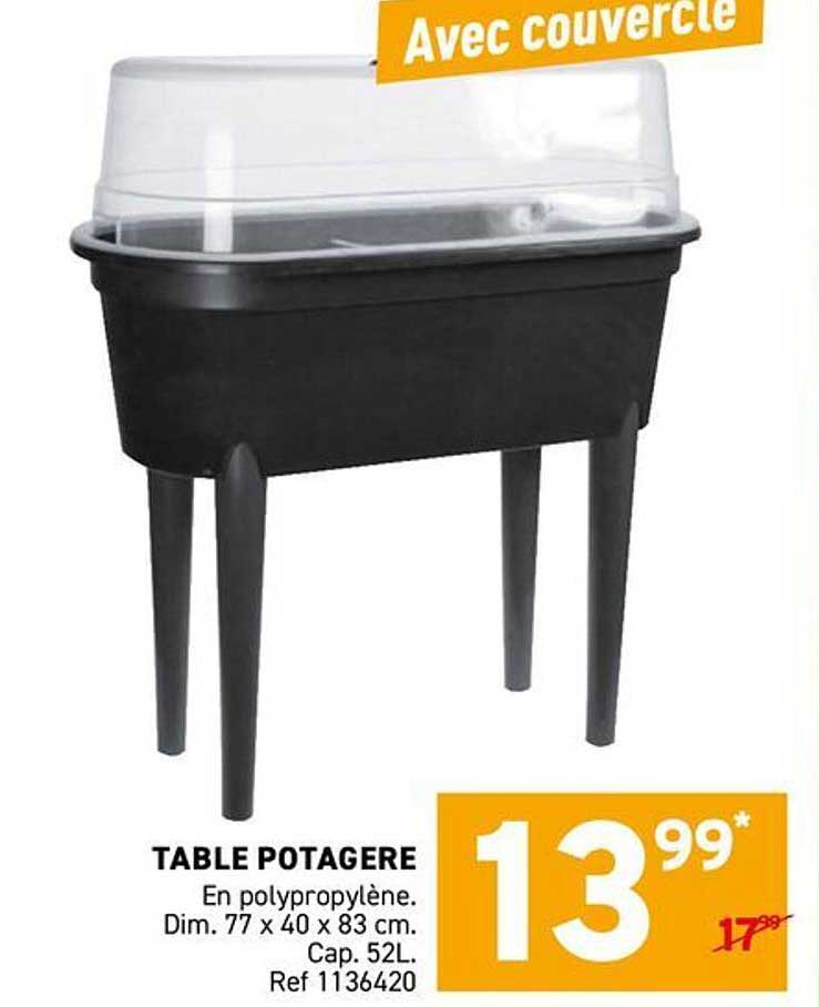 TABLE POTAGERE