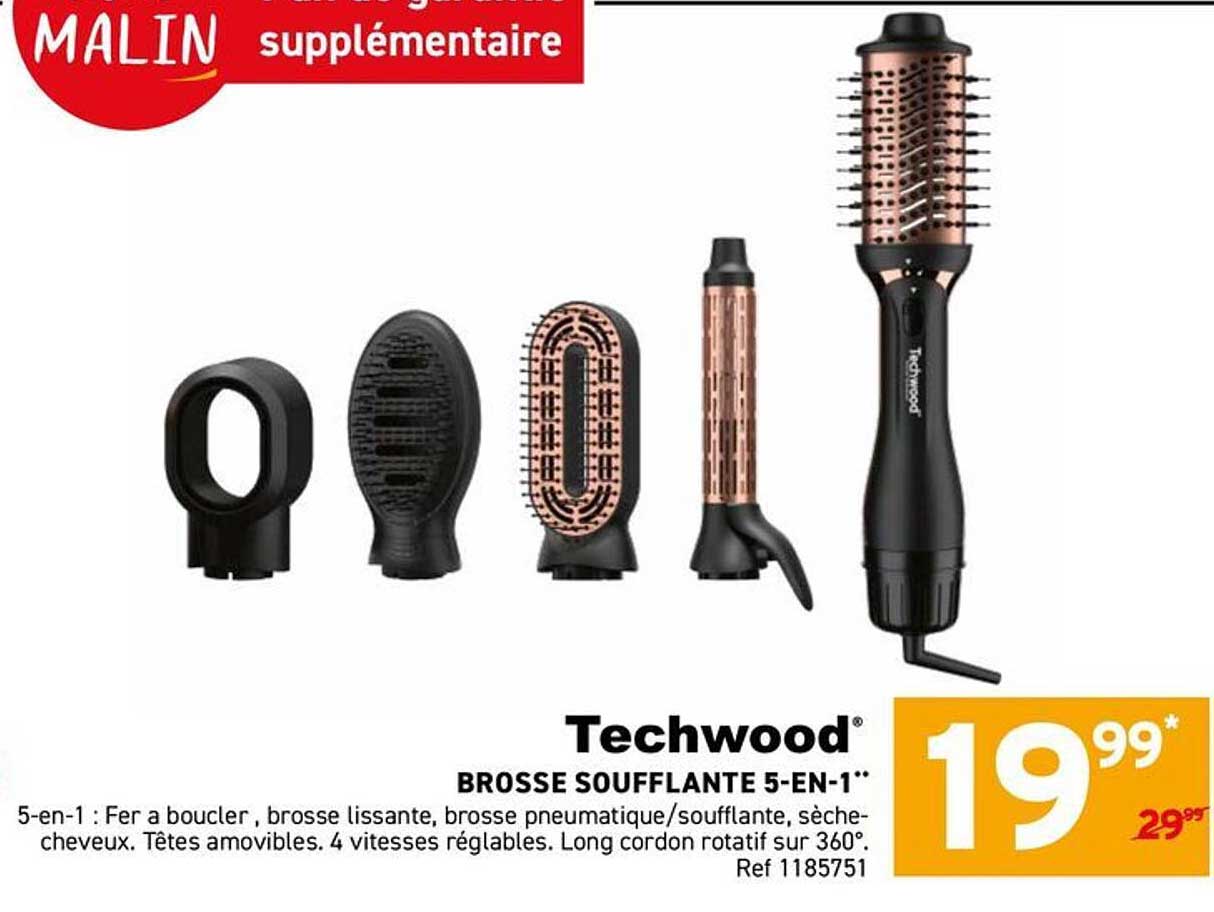 Techwood BROSSE SOUFFLANTE 5-EN-1*