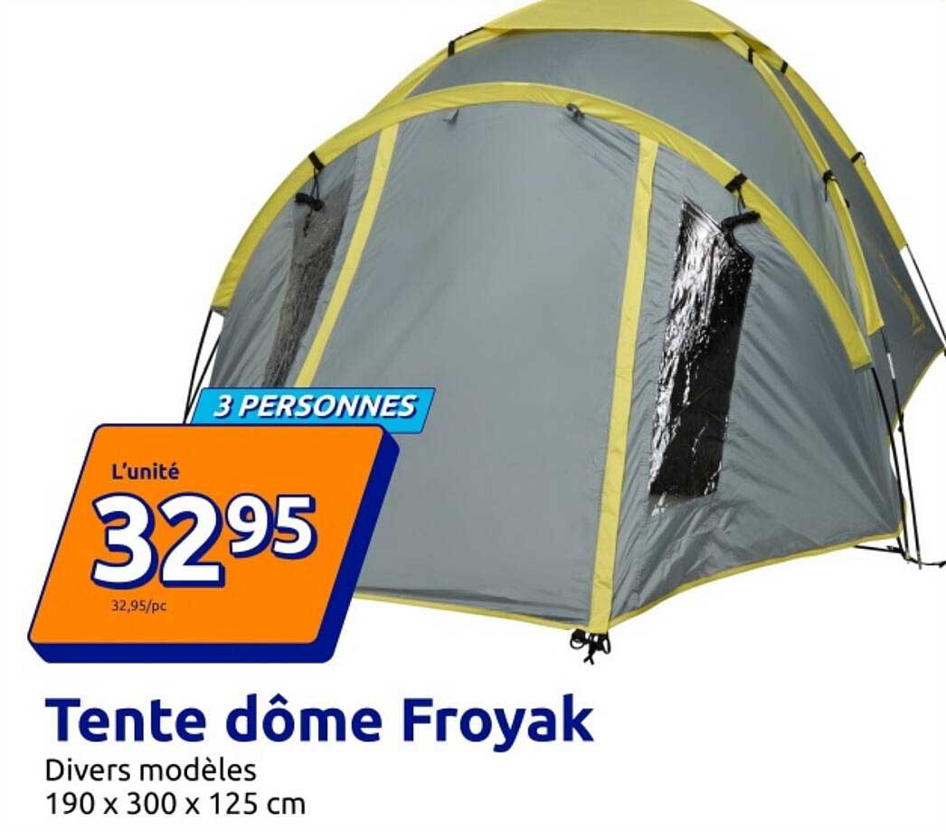 Tente dôme Froyak