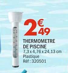 THERMOMETRE DE PISCINE
