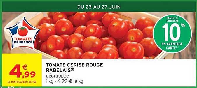 TOMATE CERISE ROUGE RABELAIS
