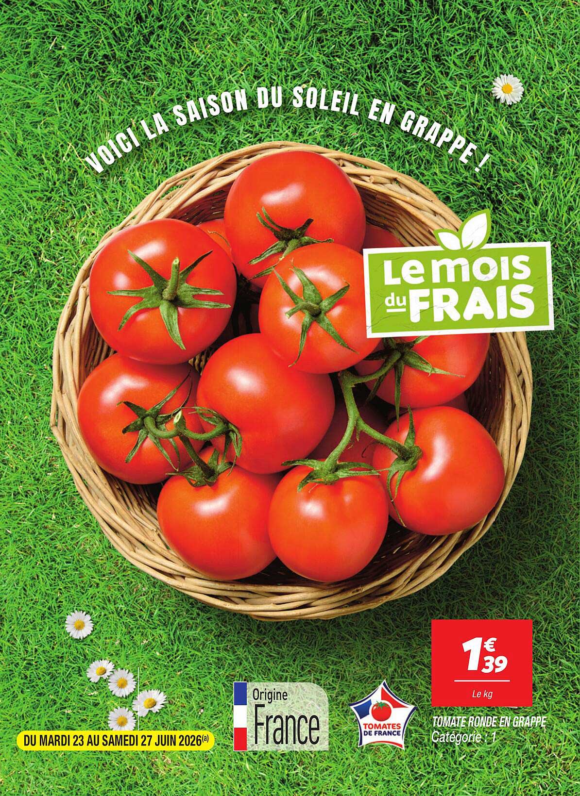 TOMATE RONDE EN GRAPPE