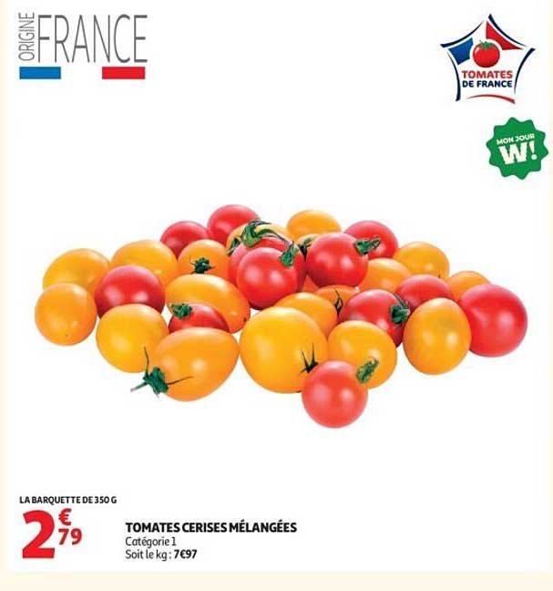 TOMATES CERISES MÉLANGÉES