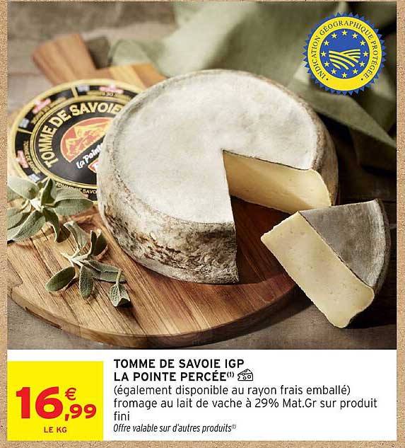 TOMME DE SAVOIE IGP LA POINTE PERCÉE(1)