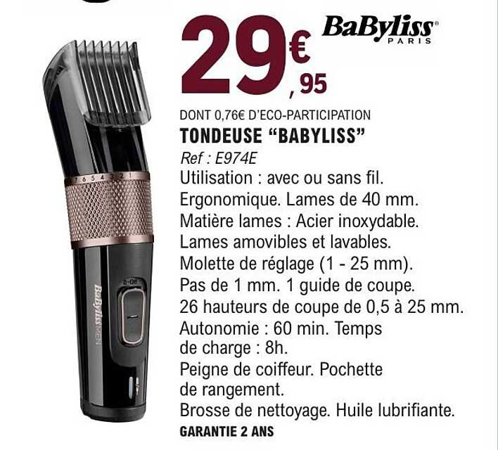 TONDEUSE “BABYLISS”