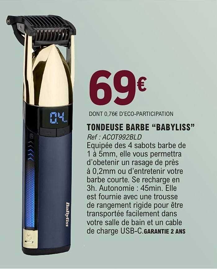 TONDEUSE BARBE “BABYLISS”
