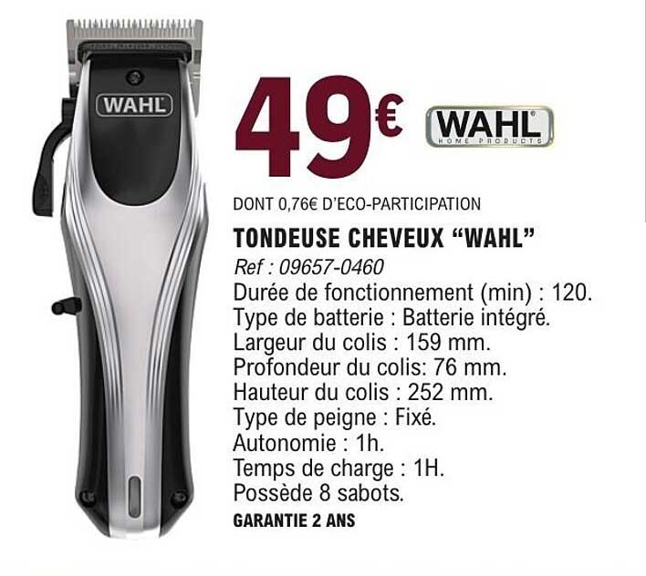 TONDEUSE CHEVEUX “WAHL”