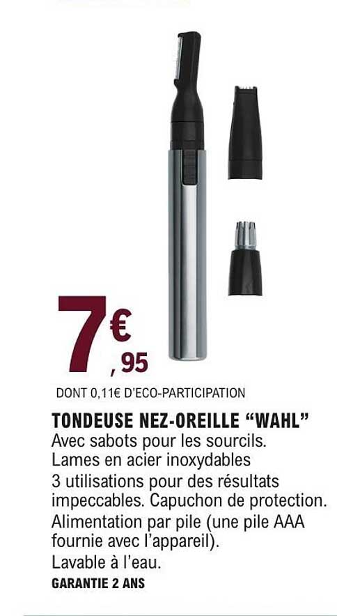 TONDEUSE NEZ-OREILLE “WAHL”
