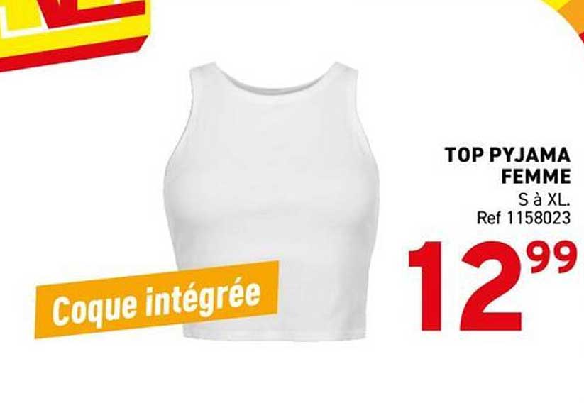 TOP PYJAMA FEMME
