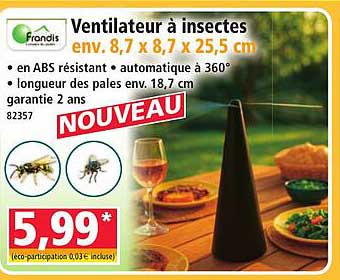 Ventilateur à insectes