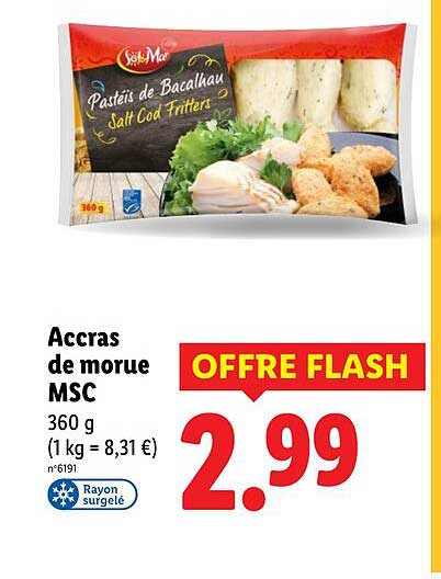 Accras de morue MSC