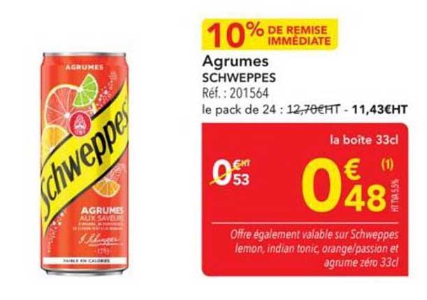 Agrumes SCHWEPPES