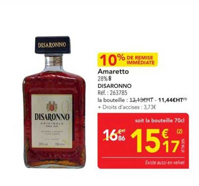 Amaretto 28% 8 DISARONNO