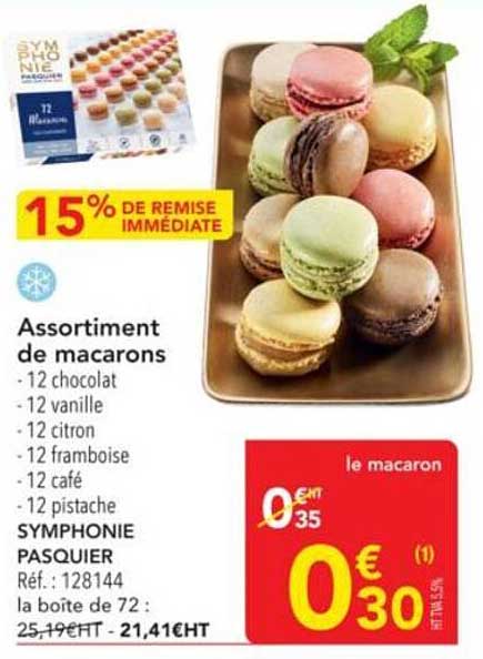 Assortiment de macarons