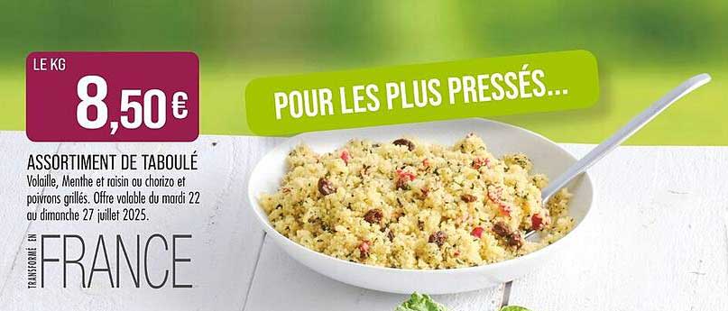 ASSORTIMENT DE TABOULÉ