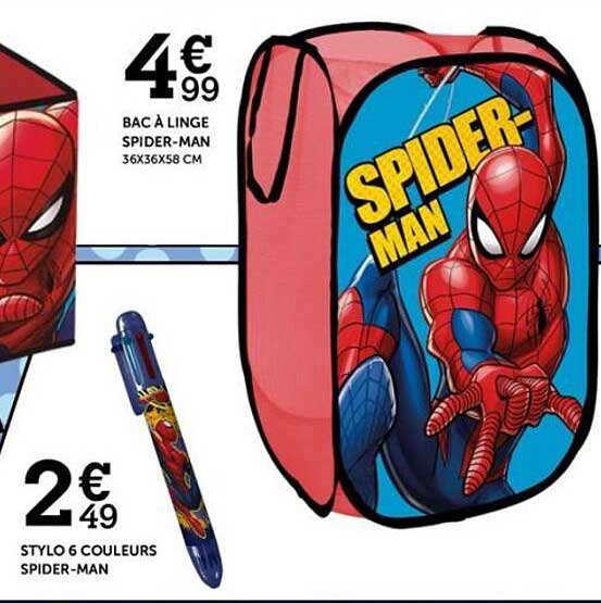 Bac à linge Spider-Man