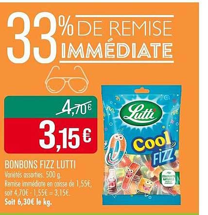 BONBONS FIZZ LUTTI