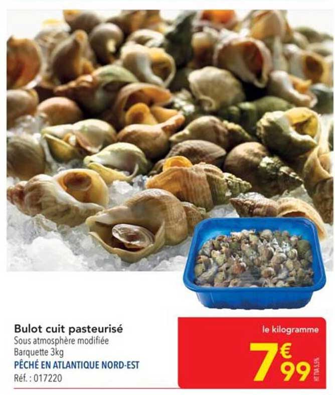 Bulot cuit pasteurisé