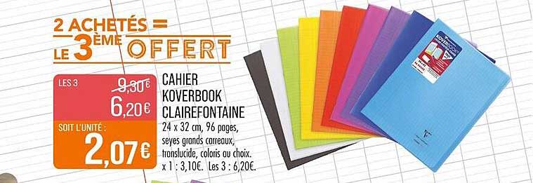 CAHIER KOVERBOOK CLAIREFONTAINE