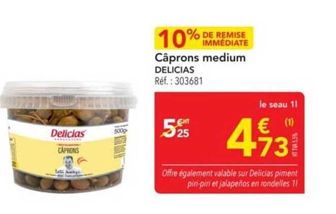 Câprons medium DELICIAS